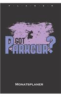 Got Parkour? Monatsplaner