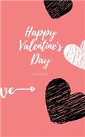 Happy Valentine's day notebook