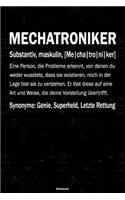 Mechatroniker Notizbuch