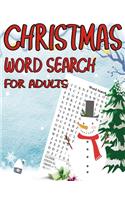 Christmas Word Search For Adults: Fun Puzzlers Large Print Word Search Books