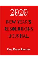 2020 New Year's Resolutions Journal