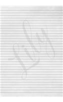 Lily Journal: Blank Lined Notebook To Write In Daily For Girls(61 Personalized Diary with Name)