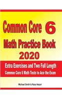 Common Core 6 Math Practice Book 2020