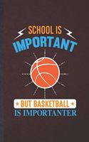 School Is Important but Basketball Is Importanter