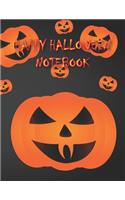 Happy Halloween Notebook: Notebooks and Journals 110 pages (8.5"x11")