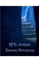 RPG Journal Gaming Notebook: The Essential Tool For DMs & Gamers, Large, Ruled & Grid (5x5) Paper for Campaigns, Mapping and World Building, Blue Design