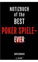 Notizbuch für Poker Spielerin: Originelle Geschenk-Idee [120 Seiten kariertes blanko Papier]