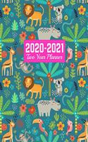 2020-2021 Two Year Planner: Handy 24-Months Calendar, 2-Year Appointment Business Planners, Agenda Schedule Organizer Logbook and Journal - Art Cover 00023187