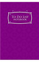 To Do List Notebook