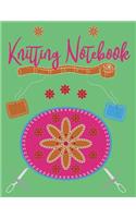 Knitting Notebook: Knitters Graph Paper Notebook 2:3 Ratio, Blank Knitting Pattern Book with Accessoirs on the Cover (8,5 X 11)