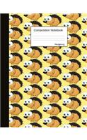 Hedgehog Composition Notebook: Funny Cartoon Animal Wide Ruled Journal for Girls, Boys and Teens, for Students and Teachers, for School and Work, Journaling and Writing