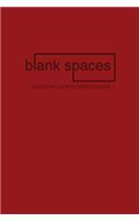 Blank Spaces Notebook (RED)