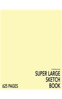 Buttercream Yellow Super Large Sketchbook