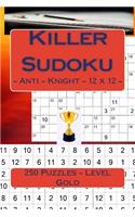 Killer Sudoku - Anti - Knight - 12 X 12 - 250 Puzzles - Level Gold