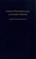 Empirische Wirtschaftsforschung Und Monetare Okonomik