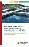 O lambari como opção para a aquicultura e aspectos da sua nutrição