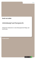 Arbeitskampf und Europarecht