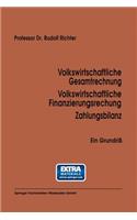 Volkswirtschaftliche Gesamtrechnung Volkswirtschaftliche Finanzierungsrechnung Zahlungsbilanz