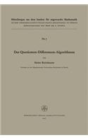 Der Quotienten-Differenzen-Algorithmus