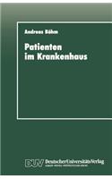 Patienten Im Krankenhaus