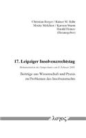 17. Leipziger Insolvenzrechtstag