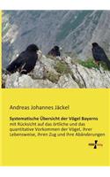 Systematische Übersicht der Vögel Bayerns: mit Rücksicht auf das örtliche und das quantitative Vorkommen der Vögel, ihrer Lebensweise, ihren Zug und ihre Abänderungen