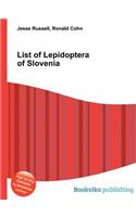 List of Lepidoptera of Slovenia