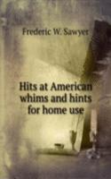 Hits at American whims and hints for home use