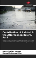 Contribution of Rainfall in the Afternoon in Belém, Pará