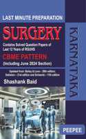 Last Minute Preparation Surgery Karnataka for UG