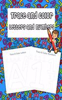 Trace And Color Letters And Numbers