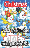 Christmas Color By Number Coloring Book For Kids