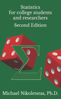 Statistics for college students and researchers