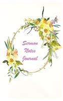 Sermon Notes Journal