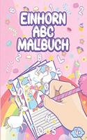 Einhorn Abc Malbuch