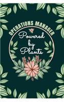 Operations Manager Powered By Plants Journal Notebook