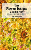 Easy Flowers Designs in Large Print