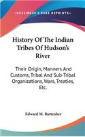 History Of The Indian Tribes Of Hudson's River