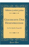 Geschichte Der Hexenprocesse: Aus Den Quellen Dargestellt (Classic Reprint)