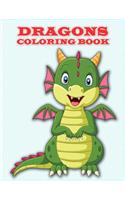 Dragons Coloring Book: A Fantasy-themed 30 Dragons