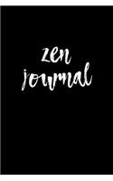 Zen Journal: Blank journal for creatives, meditators, writers and novelists