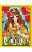 Beautiful Princess Coloring Book for Girls: Relaxing Colouring Book for Girls, Teens adn Adults, Detailed Coloring Pages of Princess