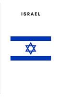 Israel: Country Flag A5 Notebook to write in with 120 pages