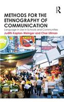 Methods for the Ethnography of Communication