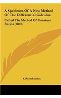 A Specimen of a New Method of the Differential Calculus