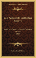 Code Administratif Des Hopitaux Civils V1