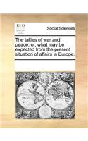 The tallies of war and peace