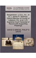 Bargaintown, U.S.A., Inc., Et Al. V. James R. Whitman, District Attorney of County of Lebanon, Pa., Et Al. U.S. Supreme Court Transcript of Record with Supporting Pleadings