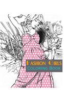 Fashion Girls Coloring Book