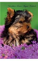 Yorkshire Terrier August Notebook Yorkshire Terrier Record, Log, Diary, Special Memories, To Do List, Academic Notepad, Scrapbook & More